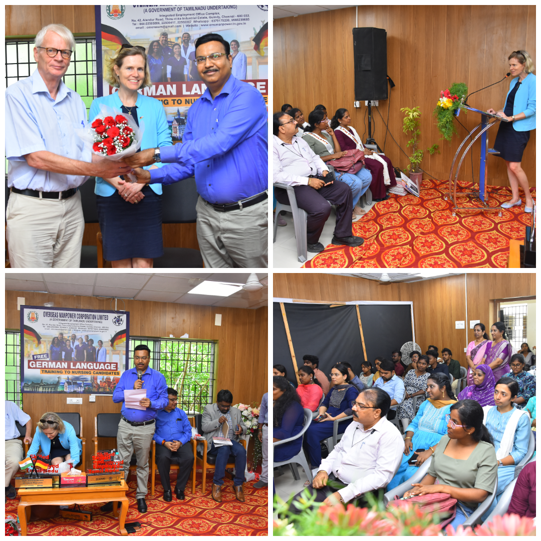 Inaguration of German Language training for nursing candidates in OMCL.